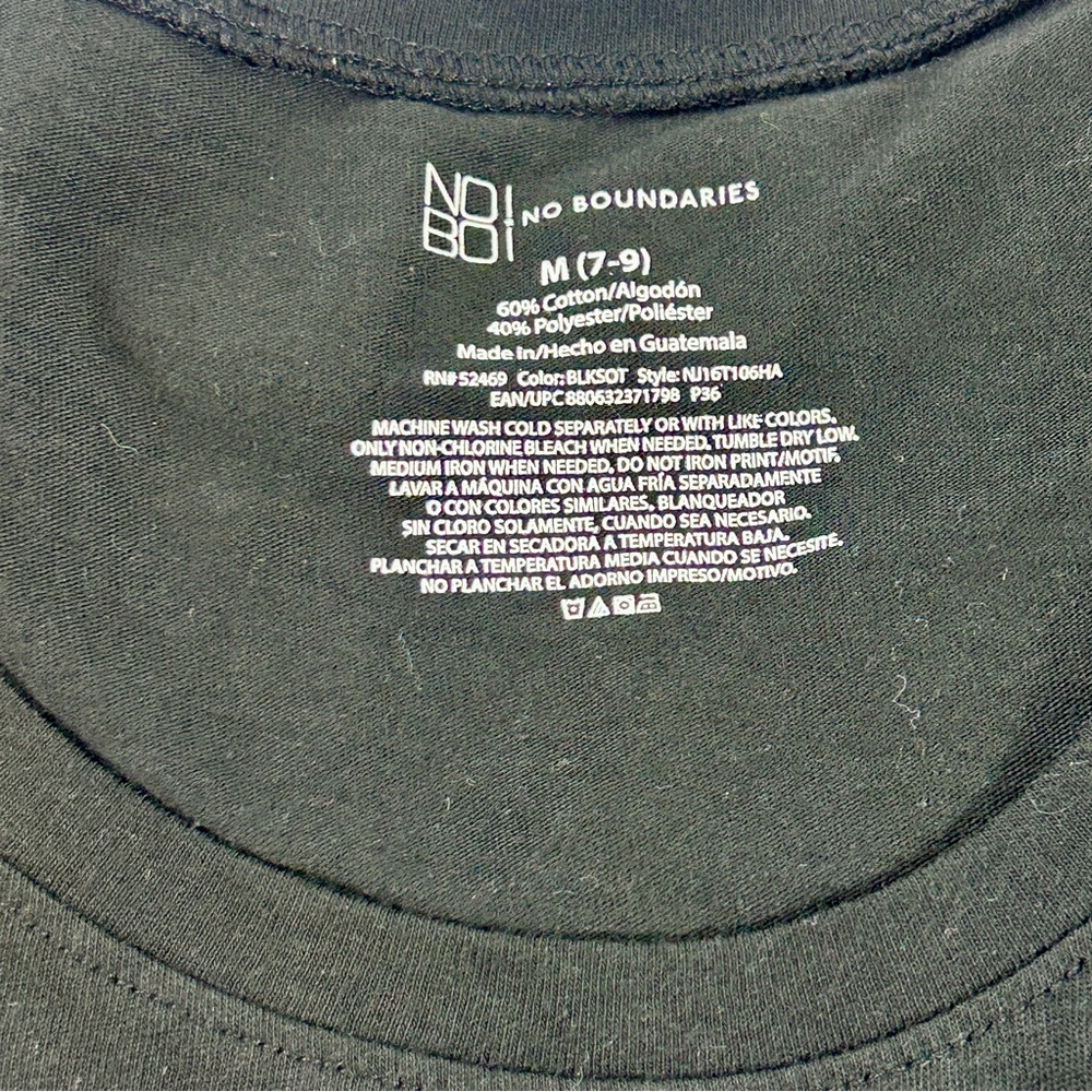 Set of 3 No Boundaries Women’s Basic Tee Bundle– Black, Mint, Pink –Size M (7-9) - Picture 2 of 6